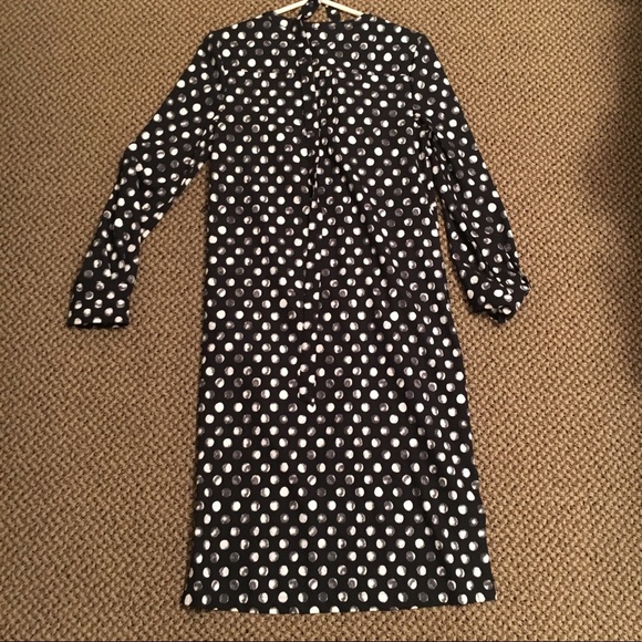 XS Polka Dot Long Sleeve Dress - Picture 4 of 4